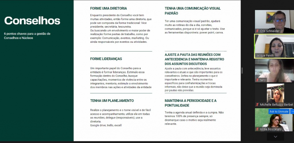 Capacitação de diretoria – Mod. III – Gestão de Conselhos